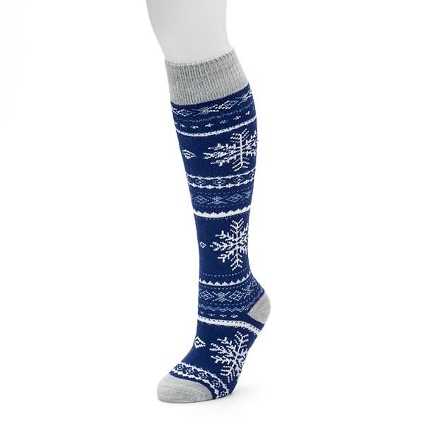Women's SO® Snowflake Knee-High Socks