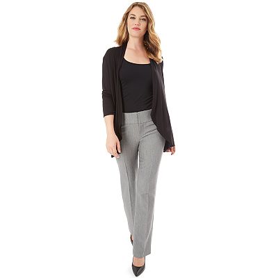 Women's Apt. 9 Magic Waist Tummy Control Bootcut Dress Pants
