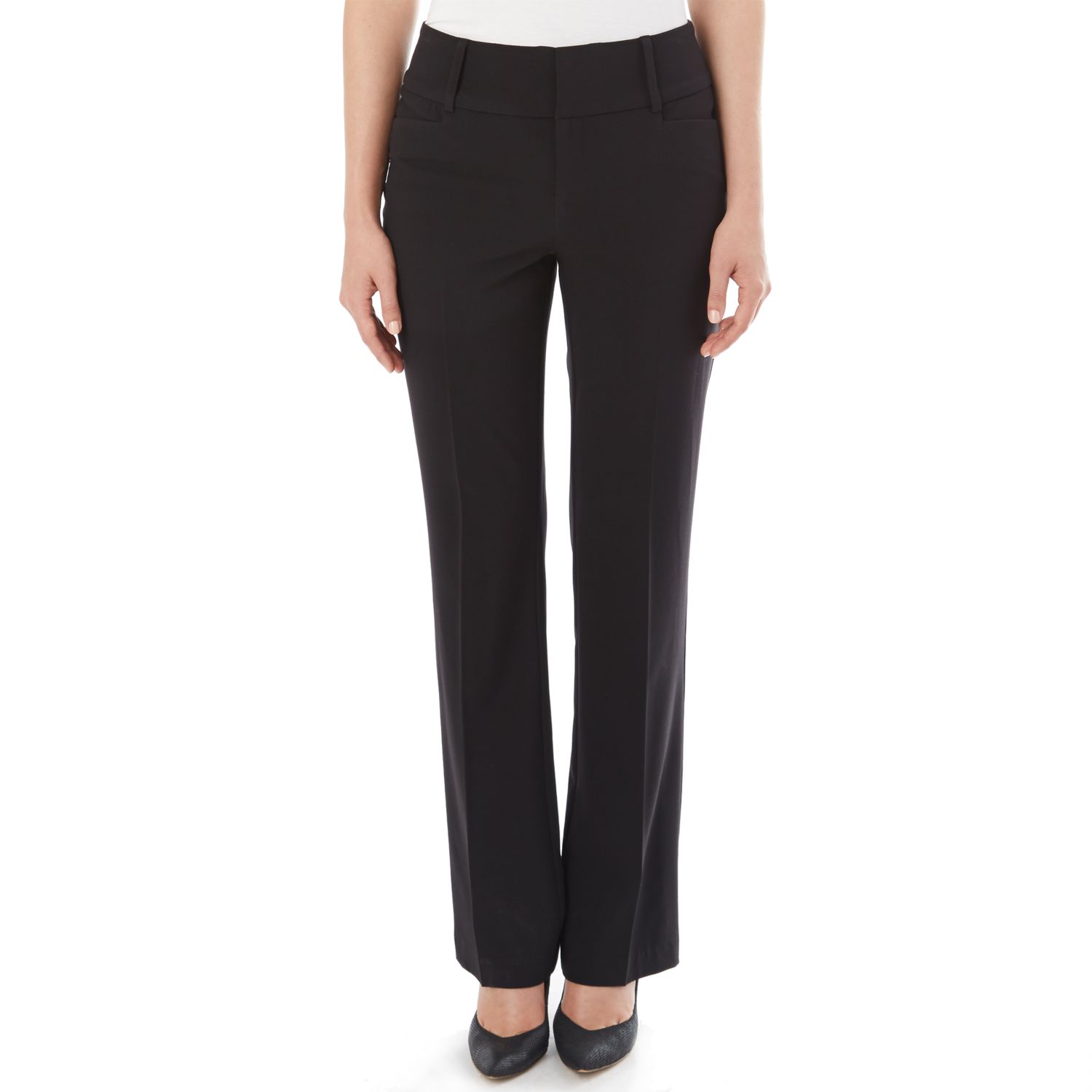 kohls black work pants