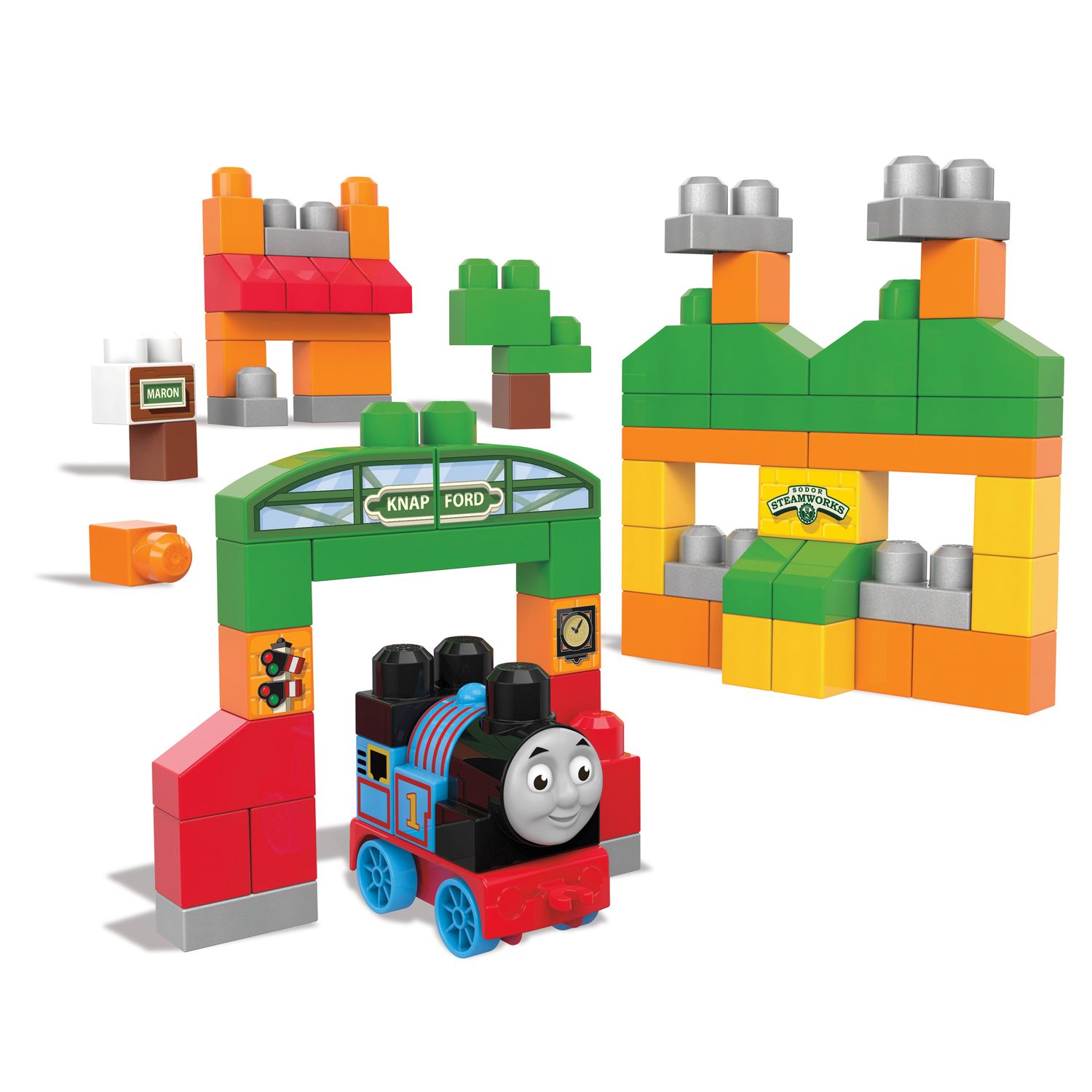 mega bloks thomas and friends build and go set