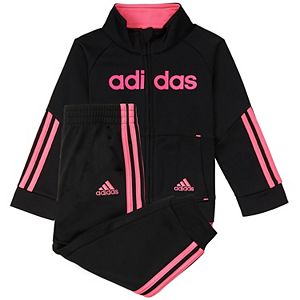 Girls 4-6x adidas Linear Tricot Jacket & Pants Set