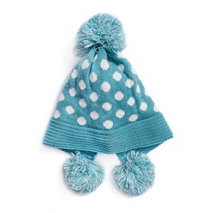 Women's MUK LUKS Triple Pom-Pom Beanie