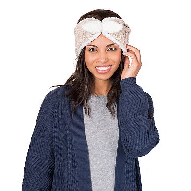 Women's MUK LUKS Faux-Fur Reversible Headband