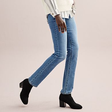 Women's Sonoma Goods For Life Supersoft Midrise Straight-Leg Jeans