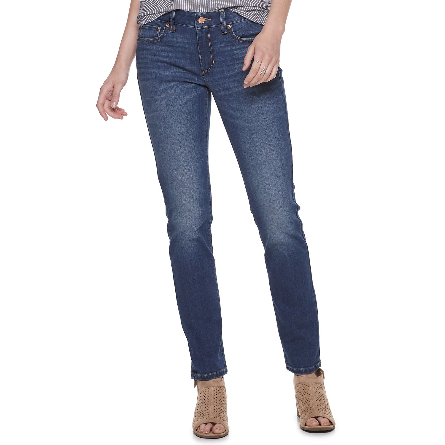 kohls womens colored jeans