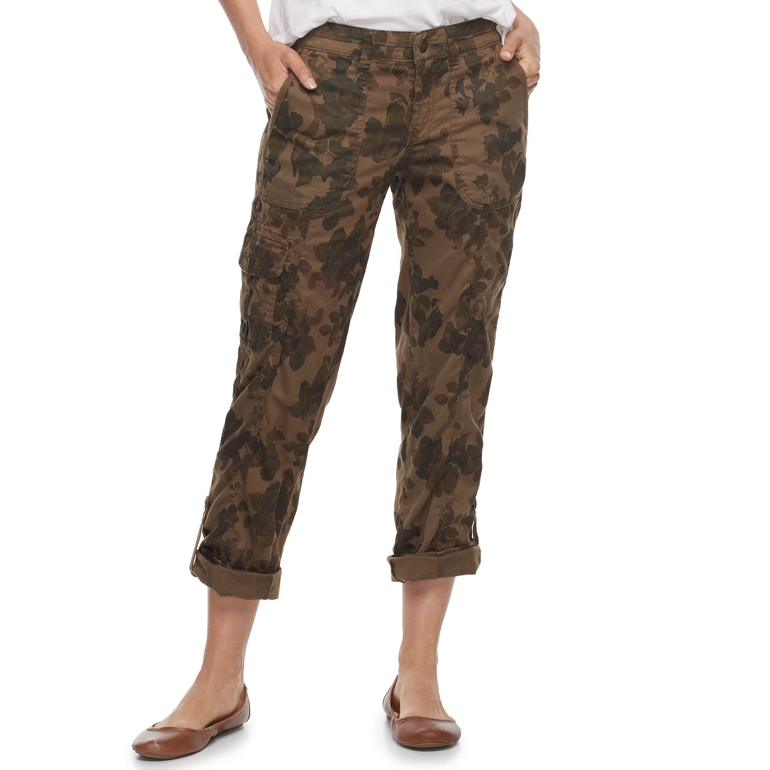 kohls sonoma cargo pants womens