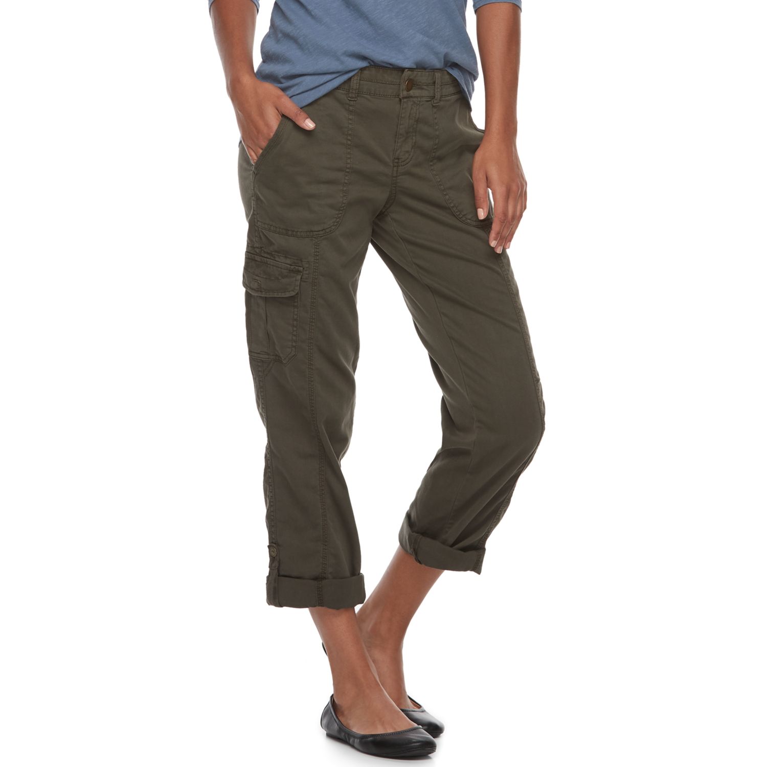 sonoma womens goods for life cargo utility pants