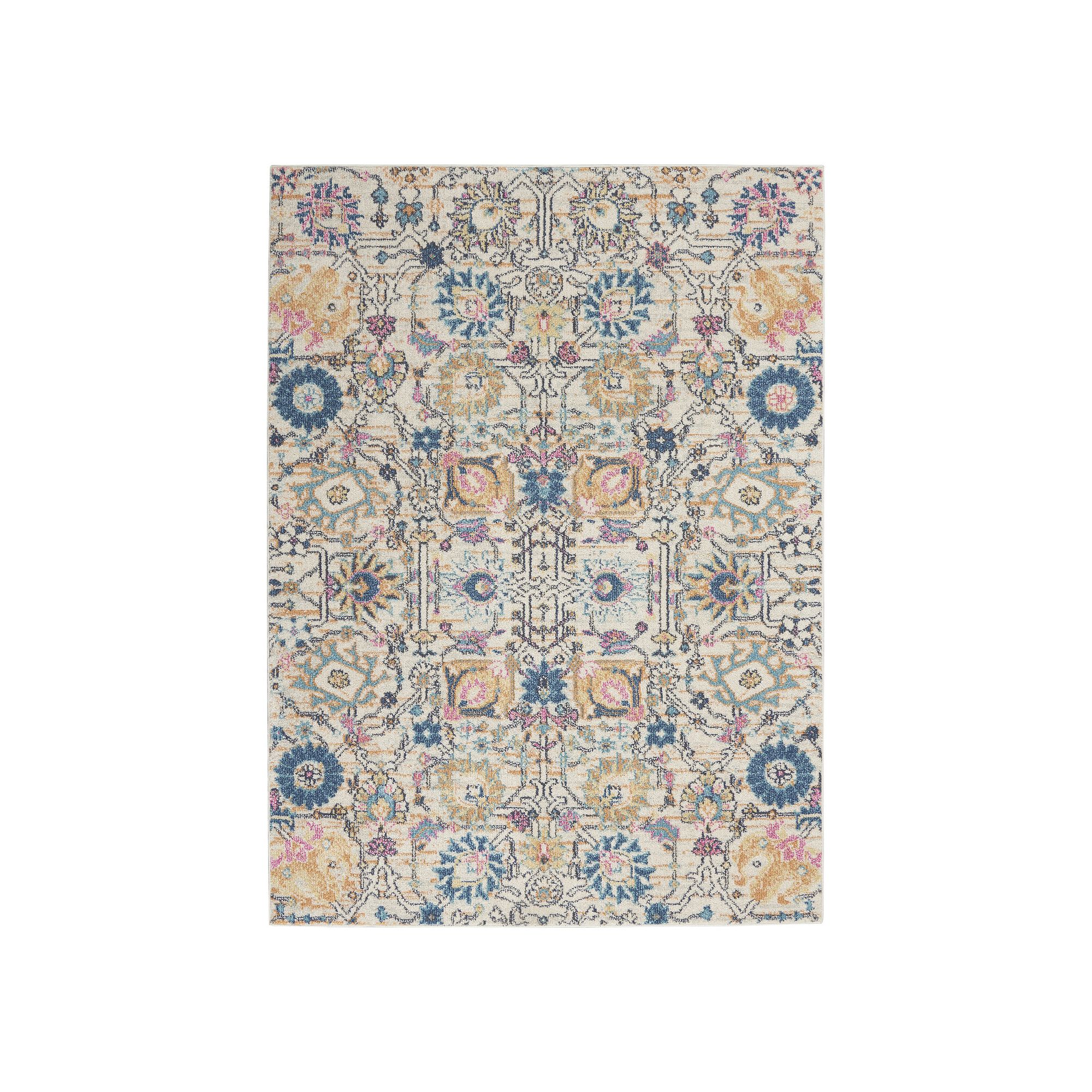 Nourison Passion Colorful Bohemian Rug, Ivory Teamcolor