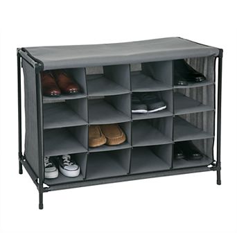 Simplify 16-Compartment Shoe Storage Cubby