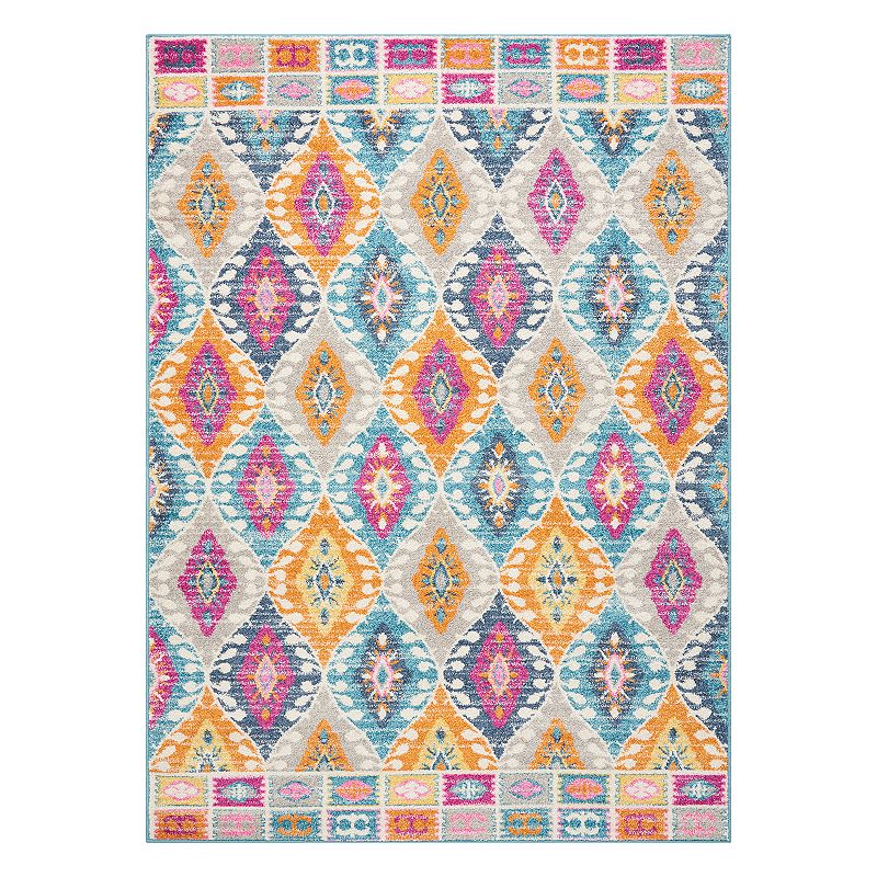 Nourison Passion Ogee Rug, Multi, 8X10 Ft