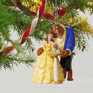 Disney's Beauty and the Beast Tale As Old As Time Light-Up Musical 2017 Hallmark Keepsake Christmas Ornament