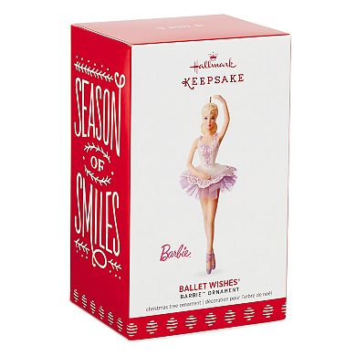 Ballet Wishes Barbie 2017 Hallmark Keepsake Christmas Ornament