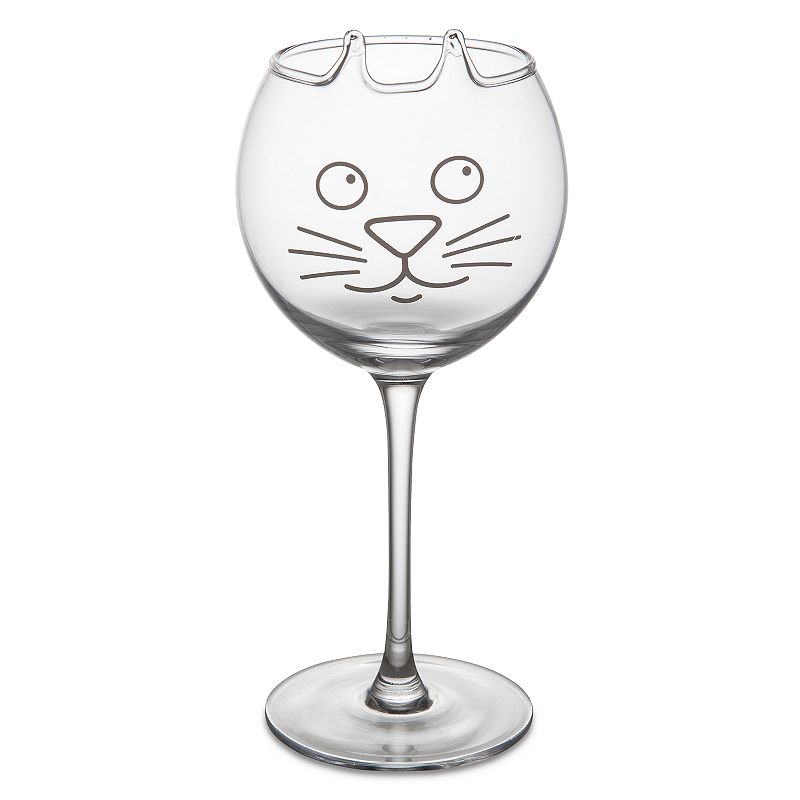 UPC 188561000100 product image for BigMouth Inc. Purrfect Pour Cat Wine Glass, Multicolor | upcitemdb.com