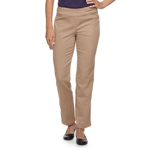 Womens Croft & Barrow® Perfectly Slimming Straight-Leg Pants
