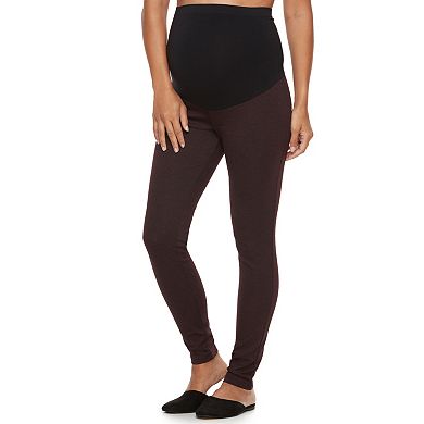 Maternity a:glow Full Belly Panel Ponte Skinny Pants