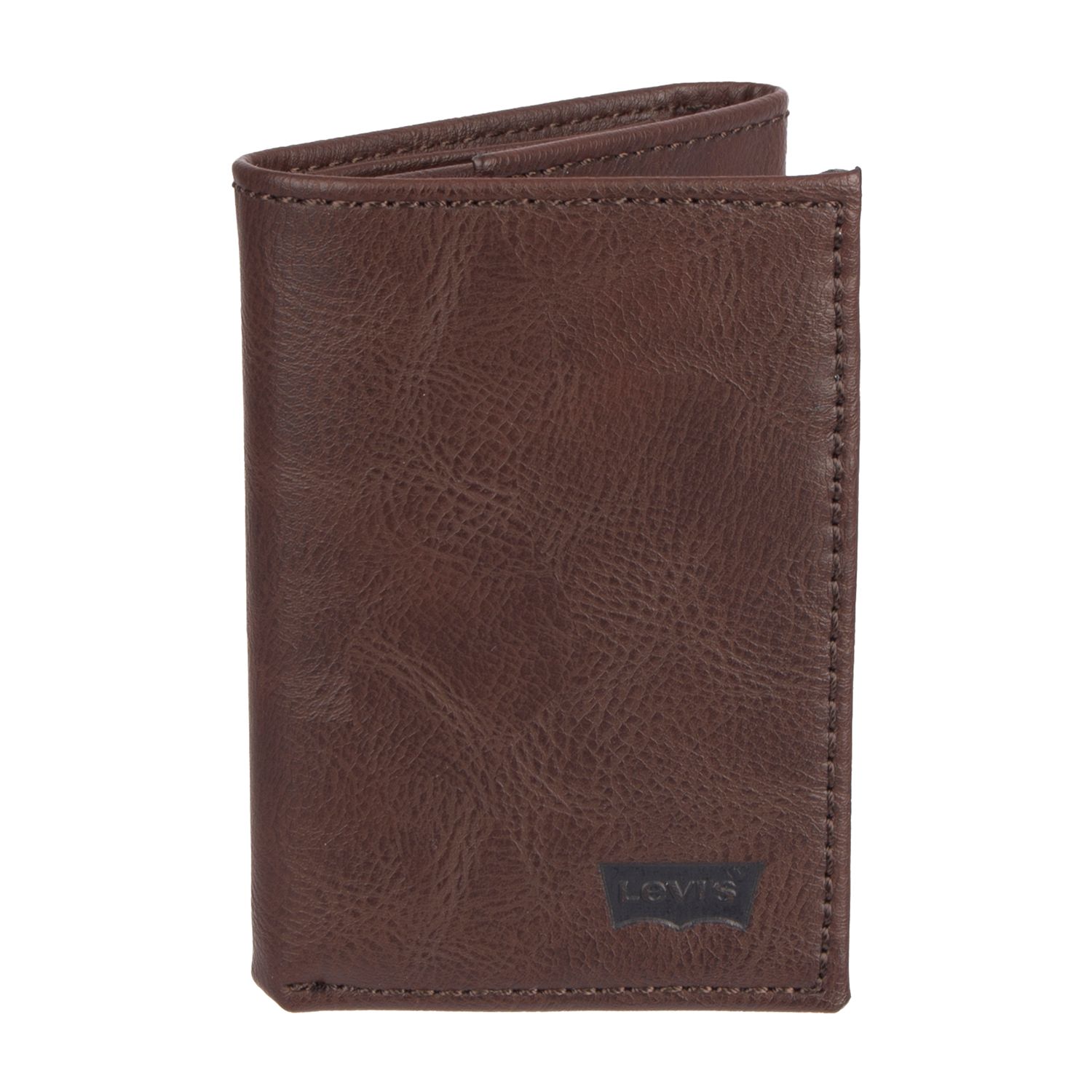 levi's trifold leather wallet