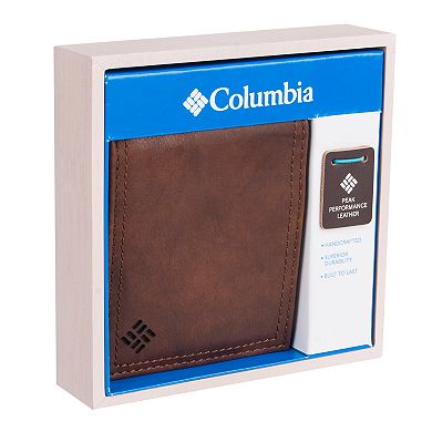 Men's Columbia Genuine Leather Extra-Capacity Slimfold Wallet