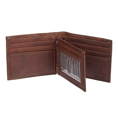 Men's Columbia Genuine Leather Extra-Capacity Slimfold Wallet