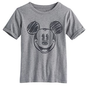 Disney's Mickey Mouse Boys 4-10 Roll-Sleeved Softest Tee by Jumping Beans®