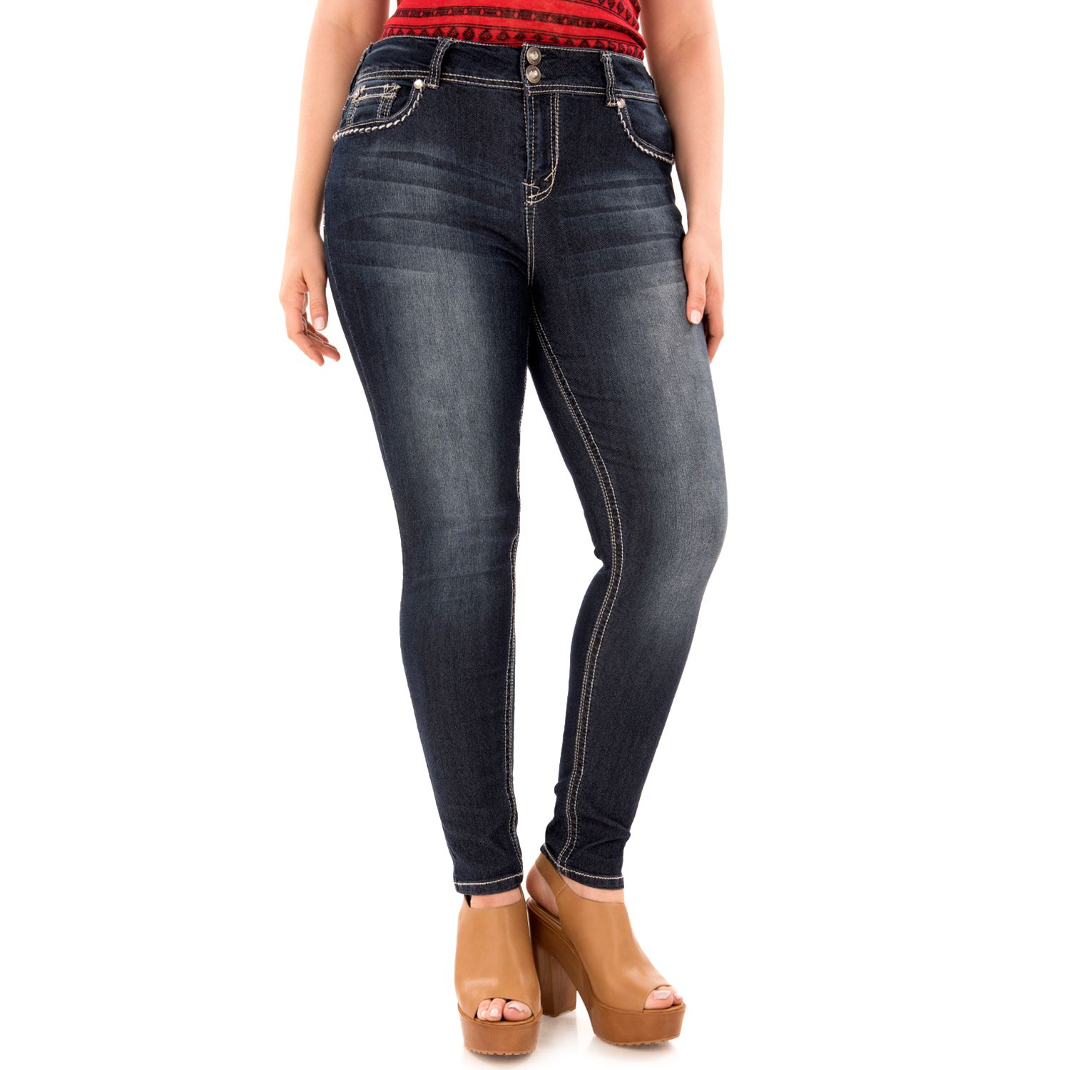 kohls plus size skinny jeans