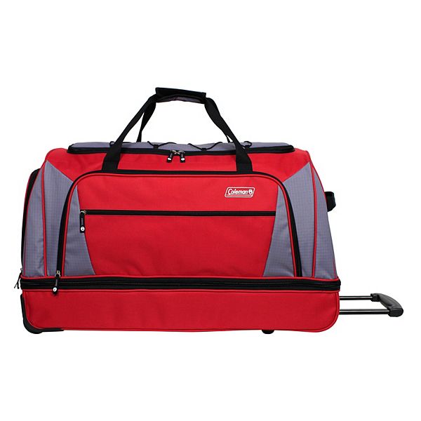 Coleman duffel bag store with wheels