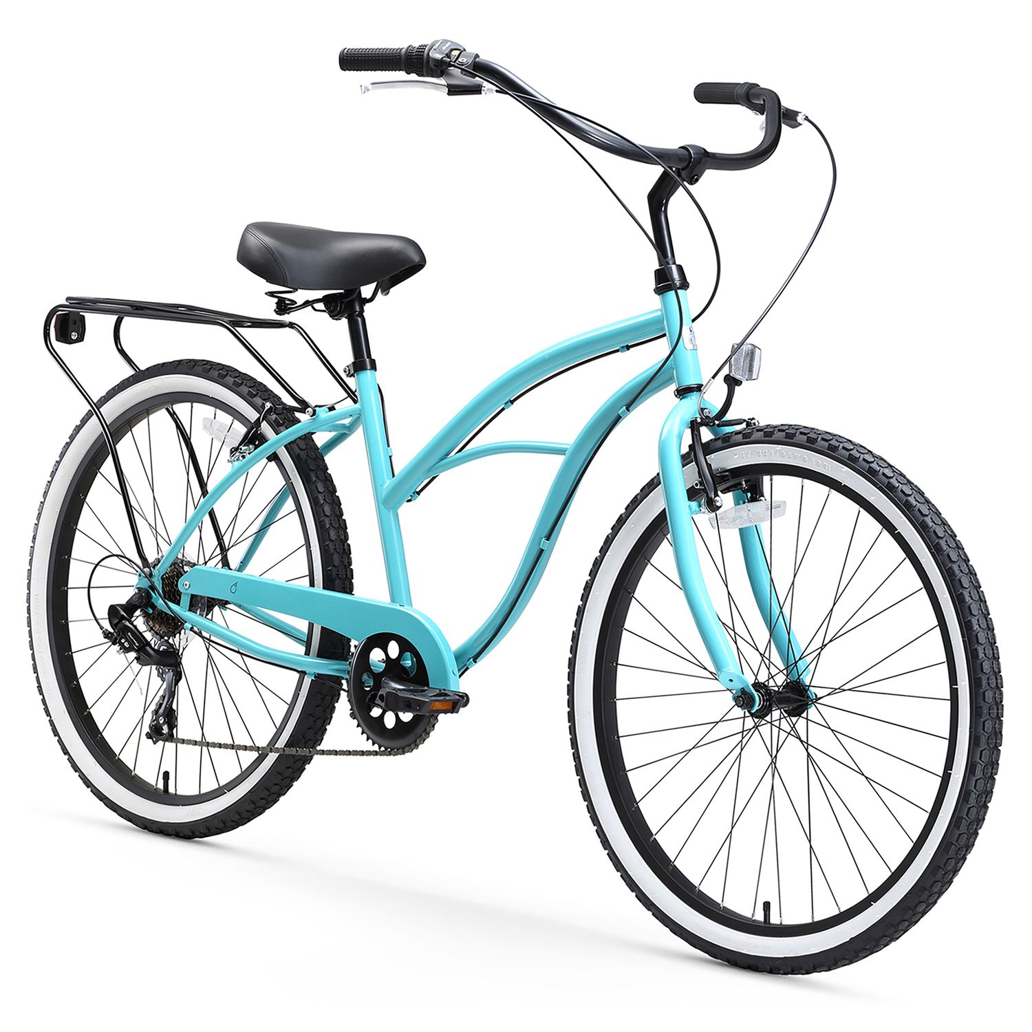 women's blue cruiser bike