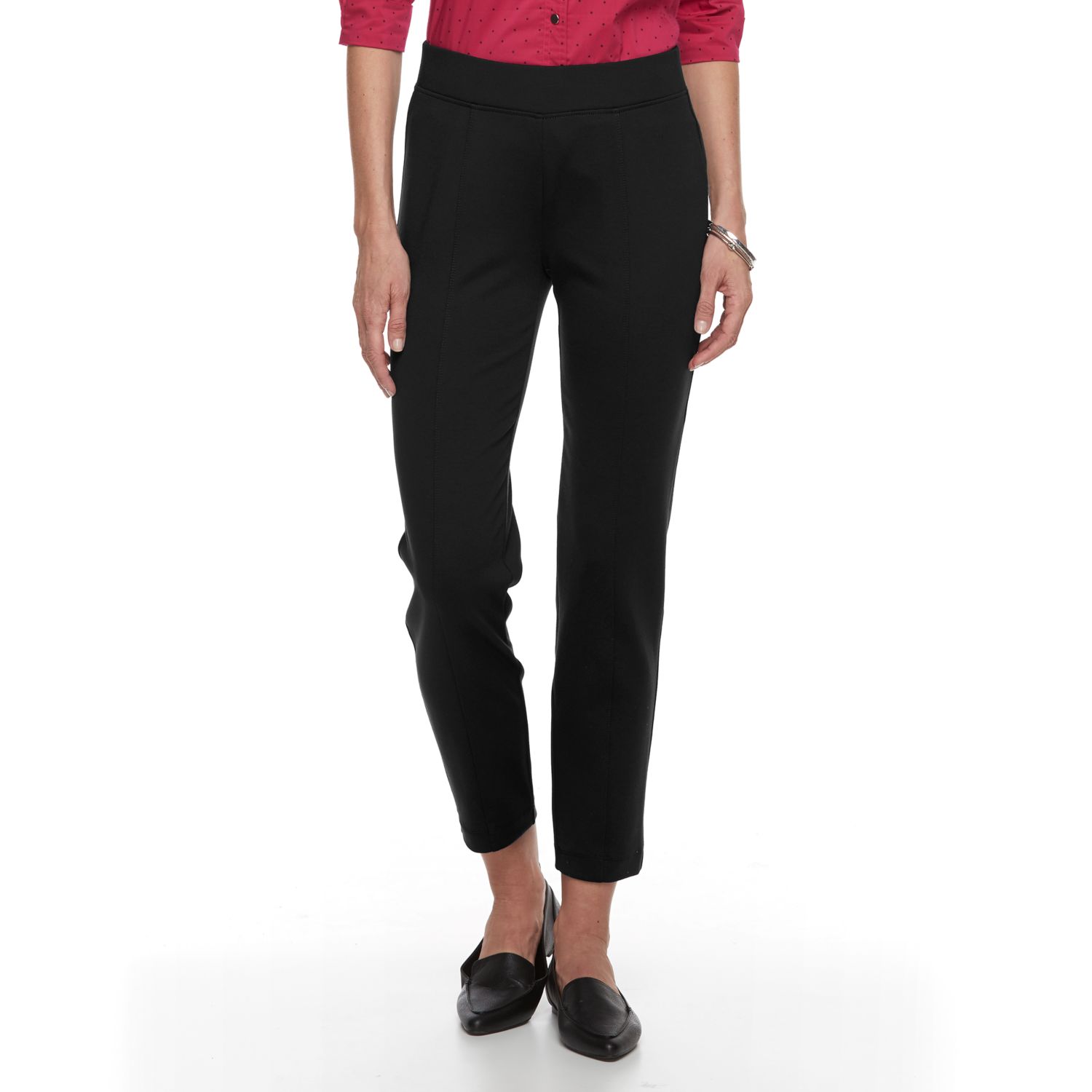 kohl's croft and barrow straight mid rise