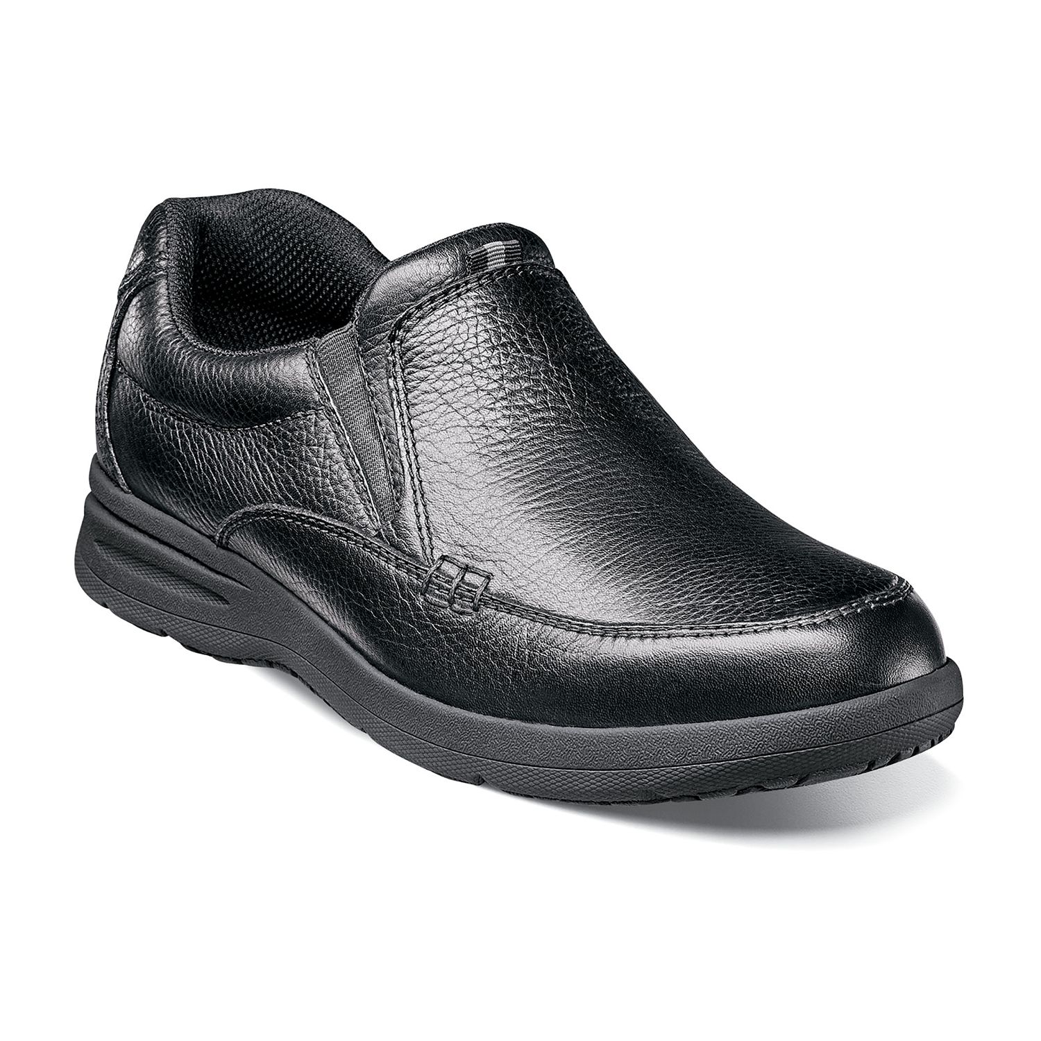 casual black slip on shoes