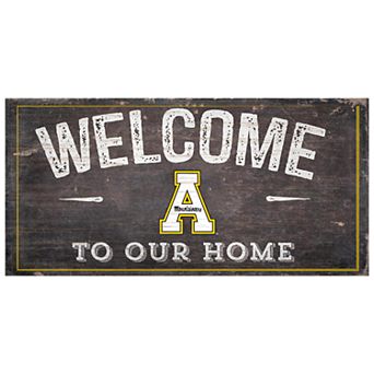 Appalachian State Mountaineers Welcome Sign Wall Art