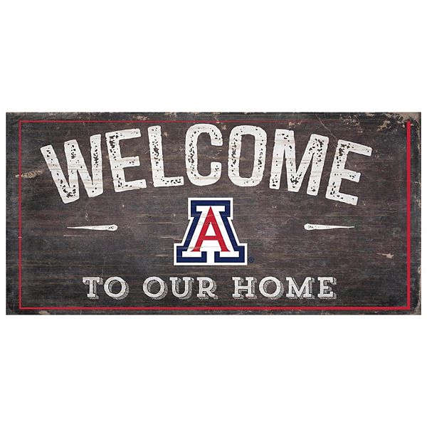 Arizona Wildcats Welcome Sign Wall Art