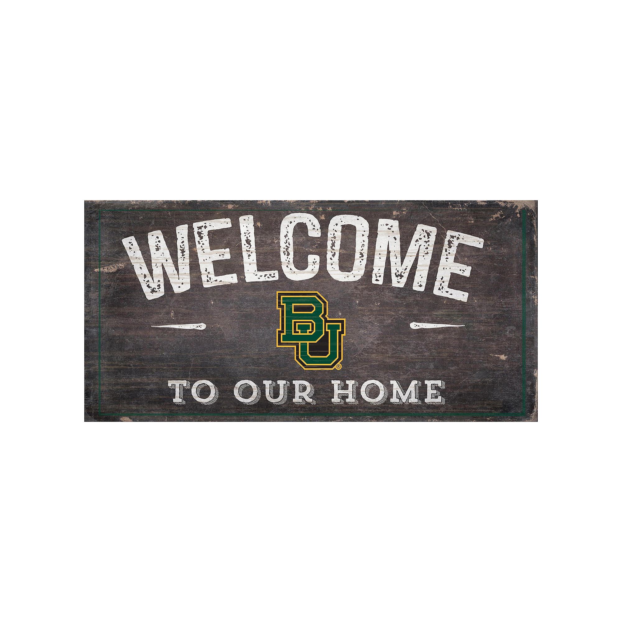 Baylor Bears Welcome Sign Wall Art, Bay Team