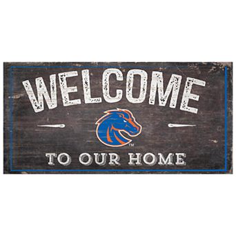 Boise State Broncos Welcome Sign Wall Art