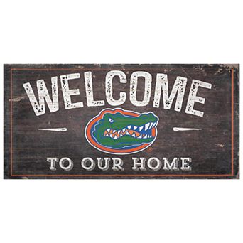 Florida Gators Welcome Sign Wall Art