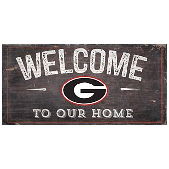 Georgia Bulldogs Welcome Sign Wall Art
