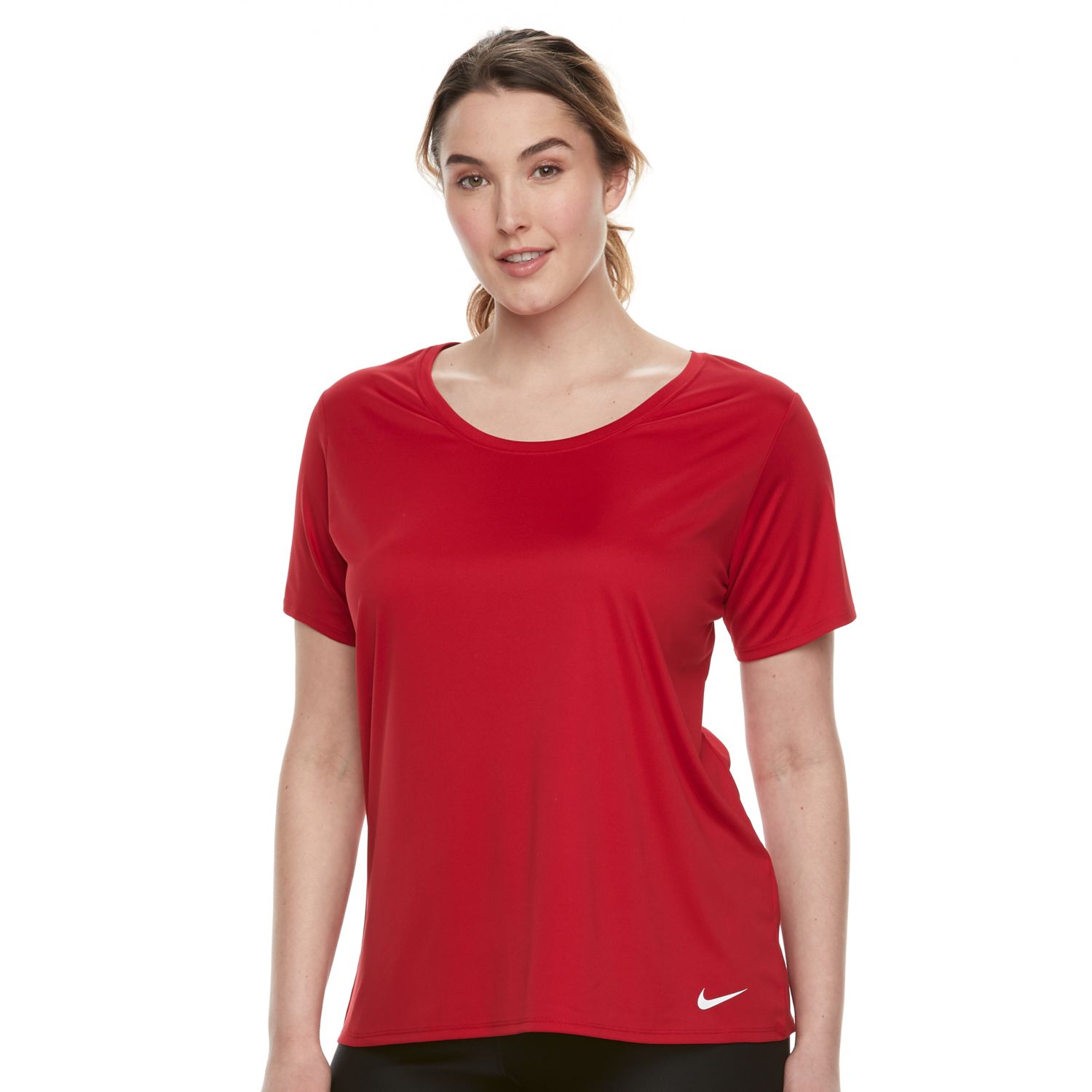 plus size red nike shirt