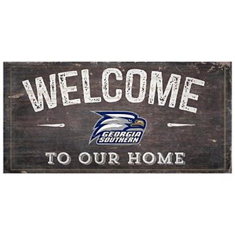 Georgia Southern Eagles Welcome Sign Wall Art