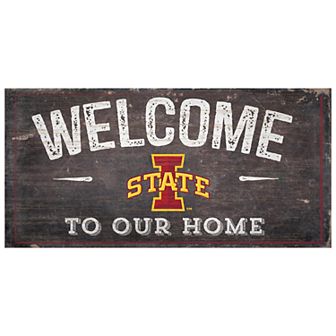 Iowa State Cyclones Welcome Sign Wall Art