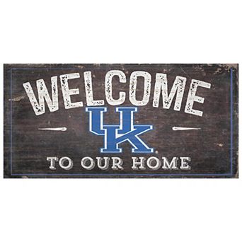 Kentucky Wildcats Welcome Sign Wall Art