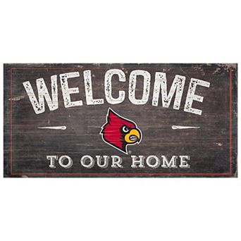 Louisville Cardinals Welcome Sign Wall Art