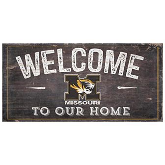 Missouri Tigers Welcome Sign Wall Art