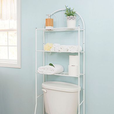Home Basics 3-Shelf Bathroom Space Saver