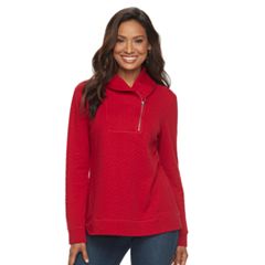 Womens Red Cowlneck Sweaters - Tops, Clothing | Kohl's