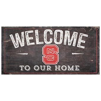 North Carolina State Wolfpack Welcome Sign Wall Art