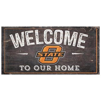 Oklahoma State Cowboys Welcome Sign Wall Art