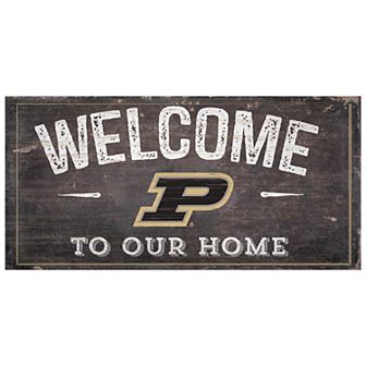 Purdue Boilermakers Welcome Sign Wall Art