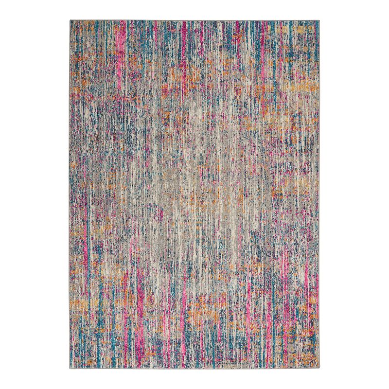 Nourison Passion Striped Rug, Multicolor, 8Ft Rnd