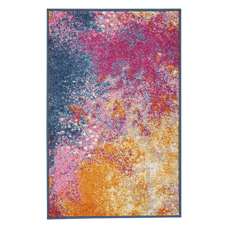 Nourison Passion Colorful Rug, Yellow, 12X15 Ft