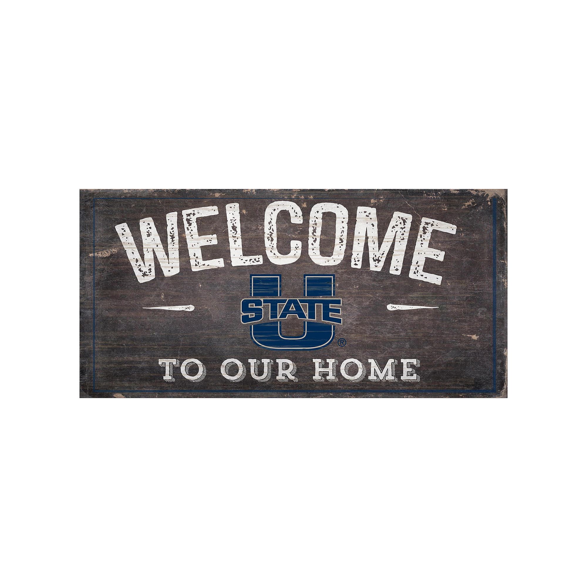Utah State Aggies Welcome Sign Wall Art, Uts Team