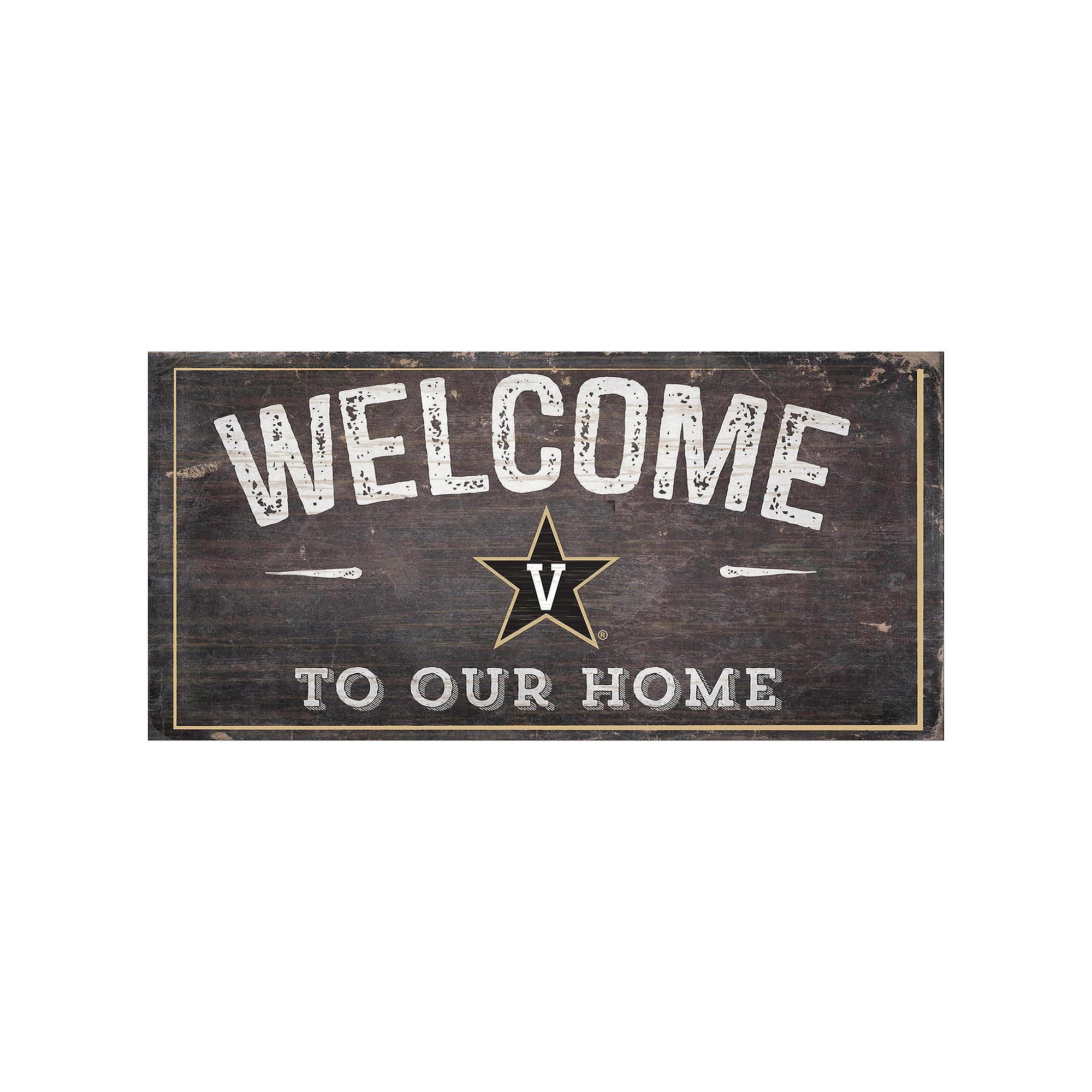Vanderbilt Commodores Welcome Sign Wall Art, Team