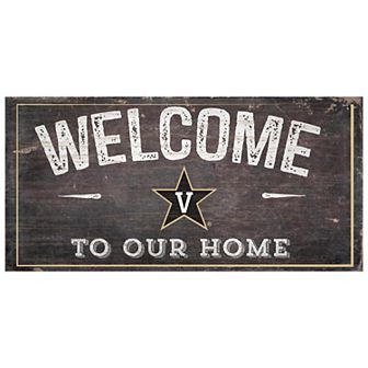 Vanderbilt Commodores Welcome Sign Wall Art